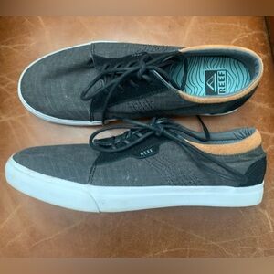 Men’s Surf Skate Reef Ridge TX Gray Brown Tennis Shoes sz 9.5